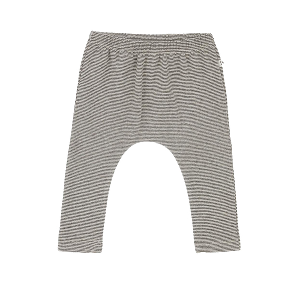 1 + In the Family Boys Gray Stripe Leggings size: 9 Months - Picture 1 of 2